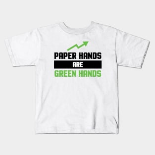 Paper Hands are Green Hands Kids T-Shirt